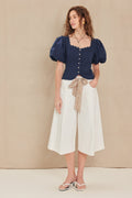 MARBELLA MOMENT WOVEN CULOTTE PANTS