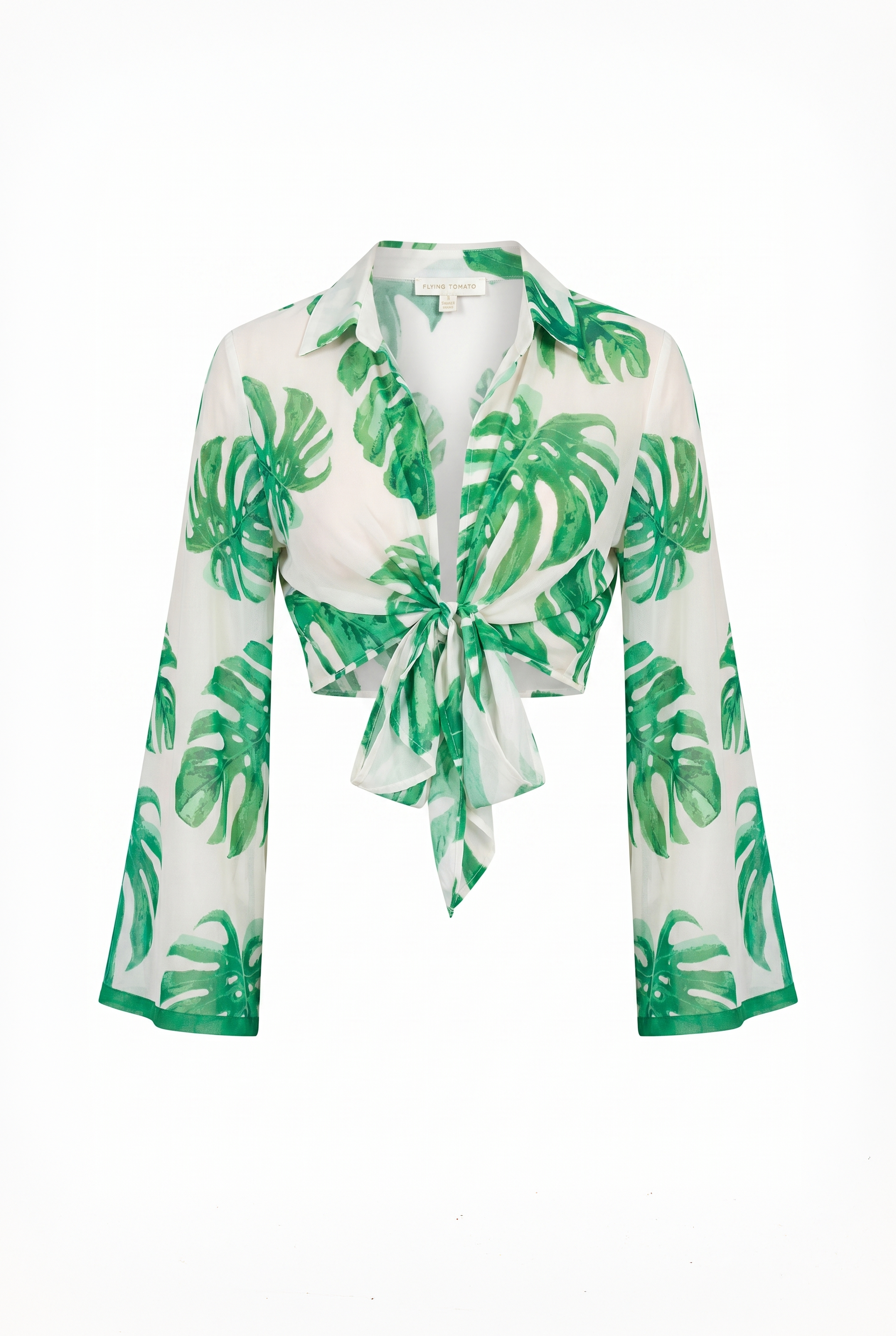 EYES ON PARADISE FLORAL WOVEN TOP