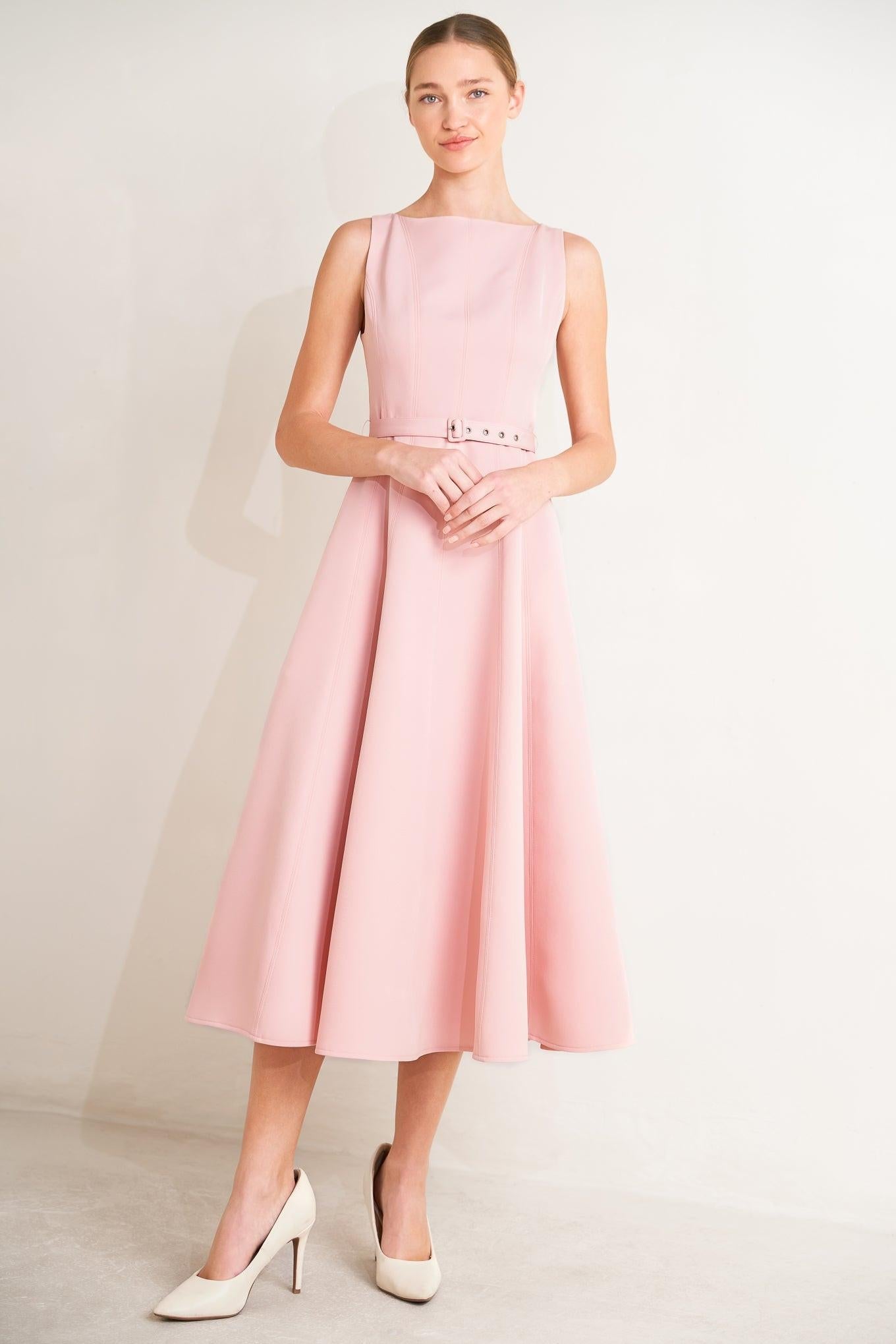 LIVING THE DREAM WOVEN MIDI DRESS