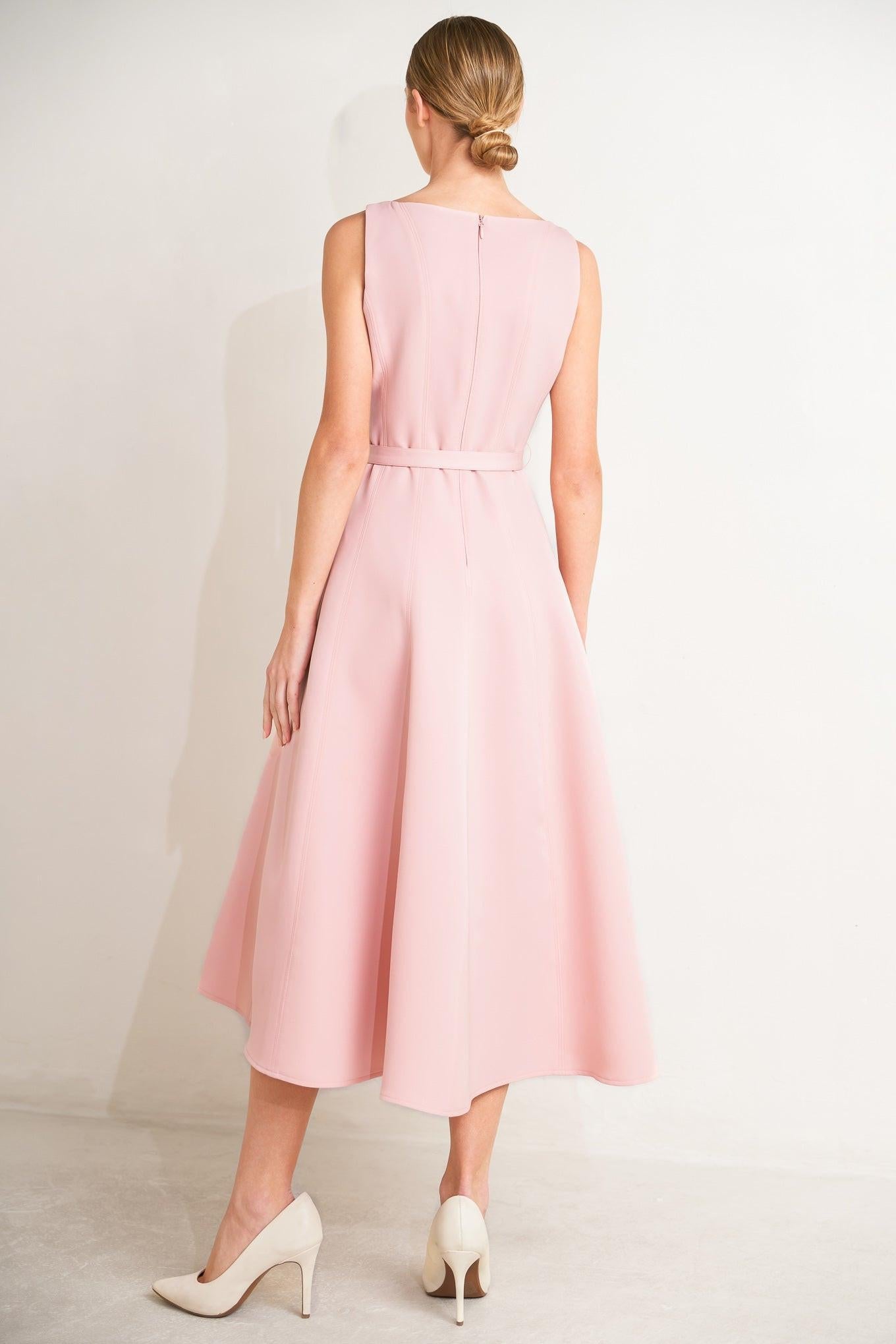 LIVING THE DREAM WOVEN MIDI DRESS
