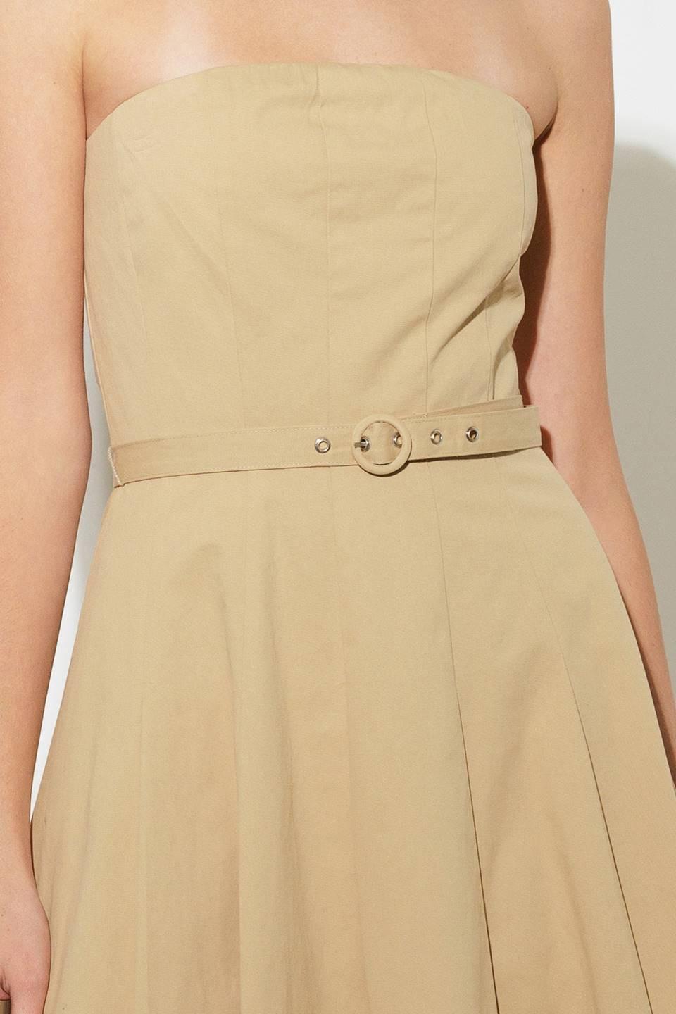TAKING COMPLIMENTS WOVEN MIDI DRESS