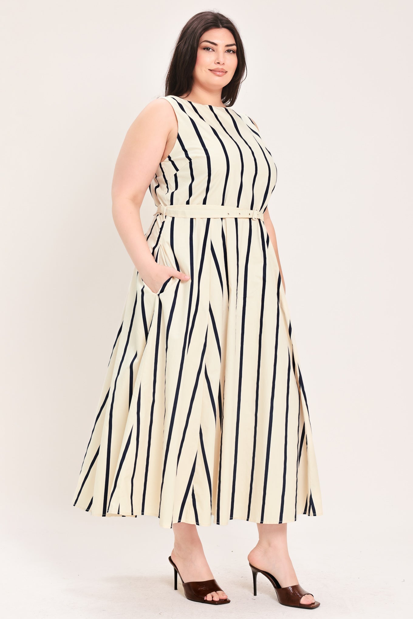 SAIL AWAY WOVEN MIDI DRESS
