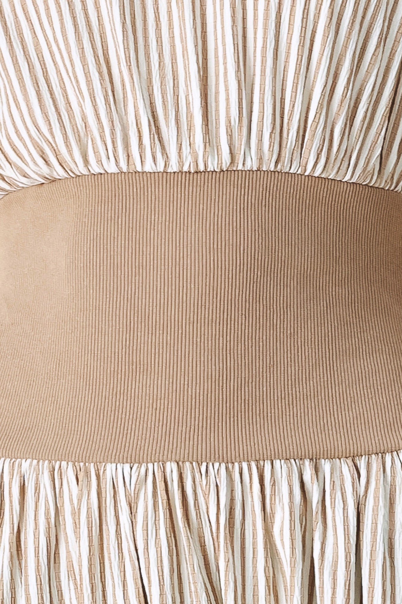 HAMPTONS MORNING STRIPE WOVEN MIDI DRESS
