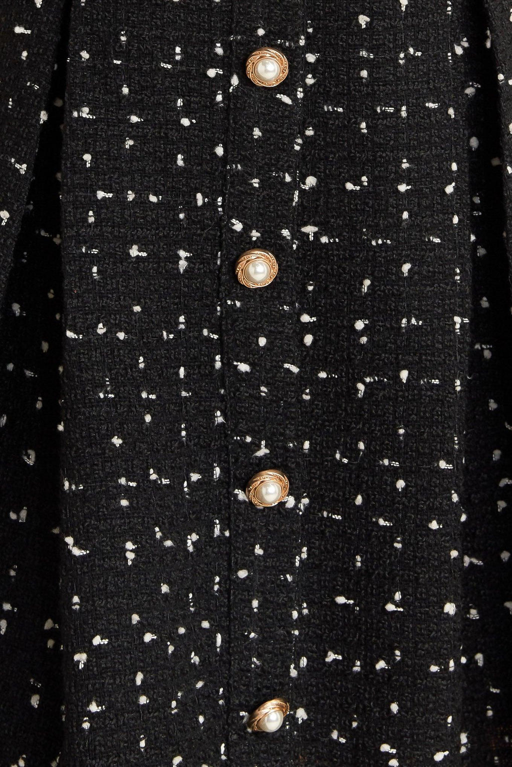 FRENCH CODE WOVEN TWEED MINI DRESS