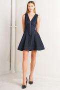 FRESH EDIT DENIM MINI DRESS