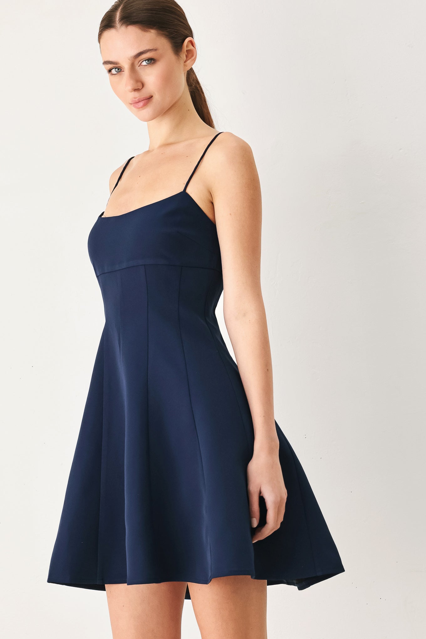 FRESH LINE WOVEN CAMI DRESS