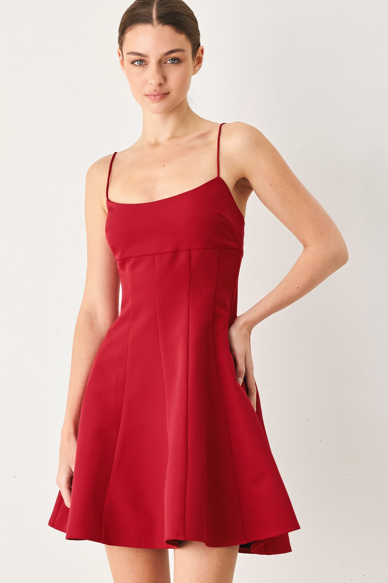 FRESH LINE WOVEN CAMI DRESS