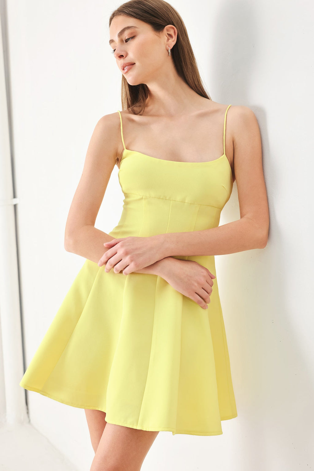 FRESH LINE WOVEN CAMI DRESS