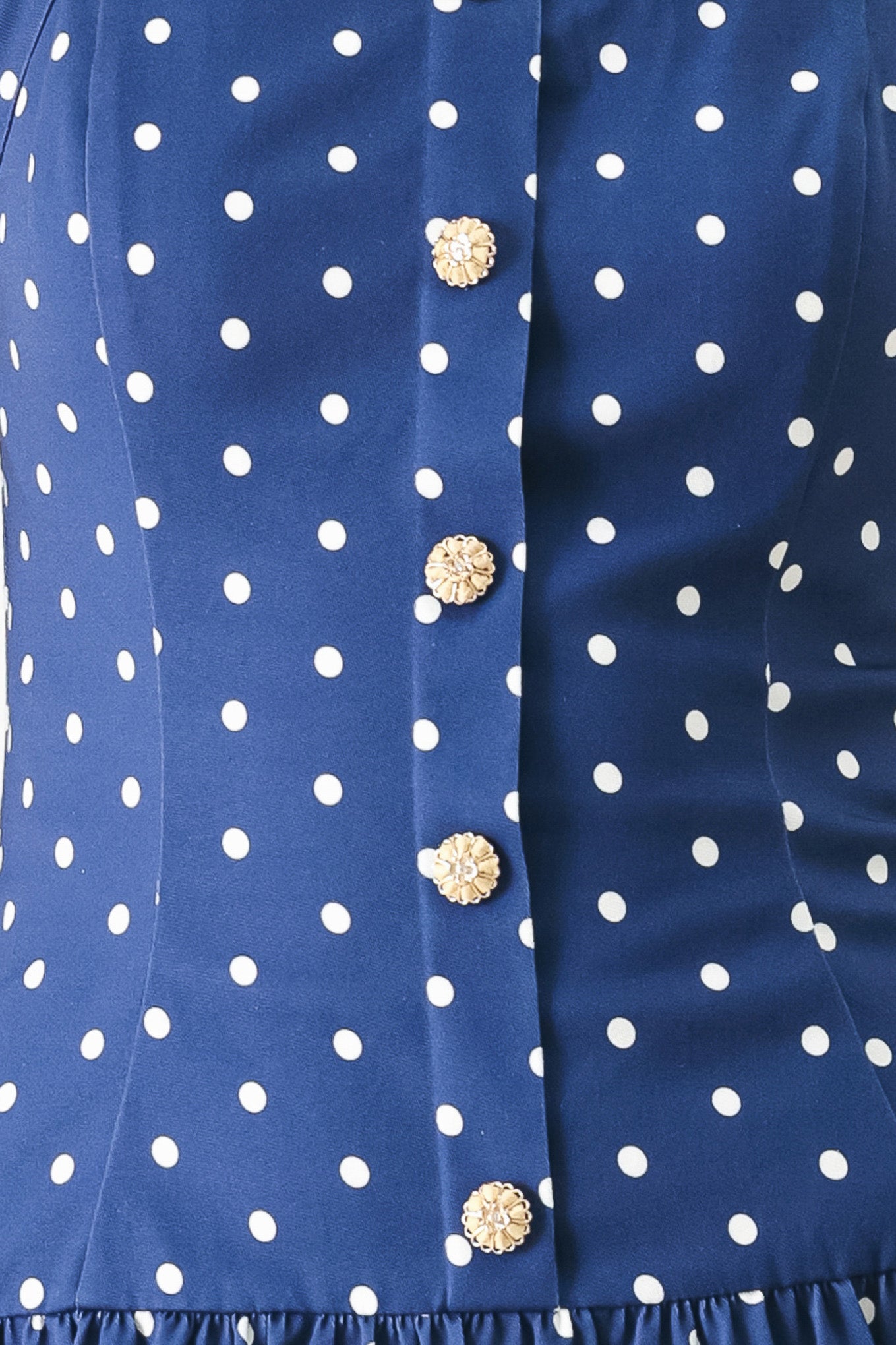 DOTS & DREAMS WOVEN MINI DRESS