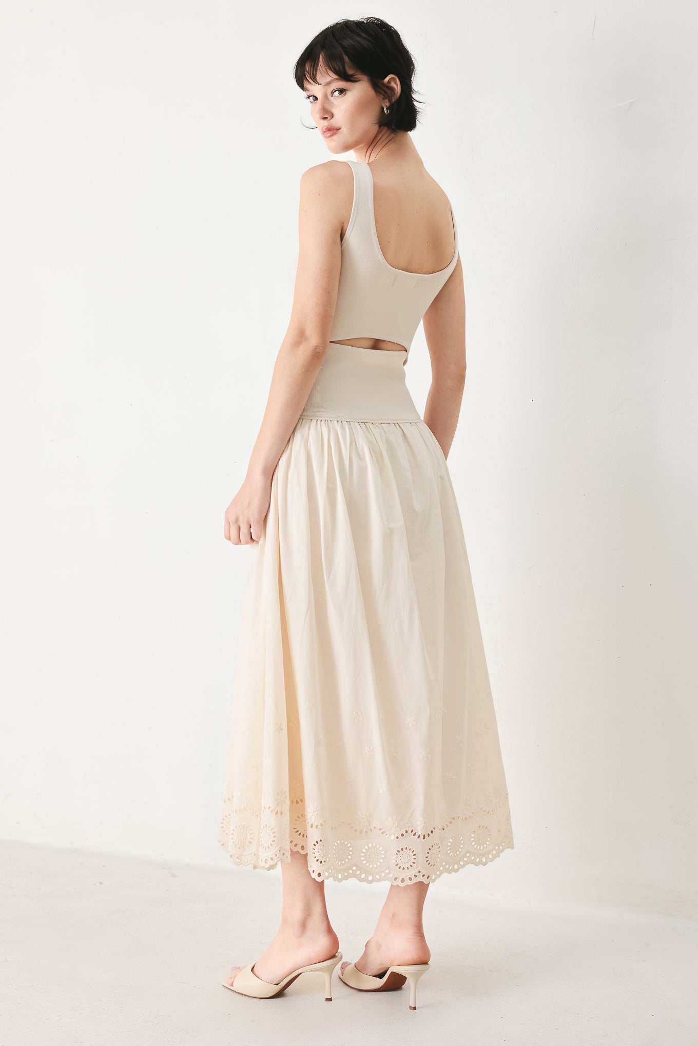 DAYDREAM THREAD MIDI DRESS