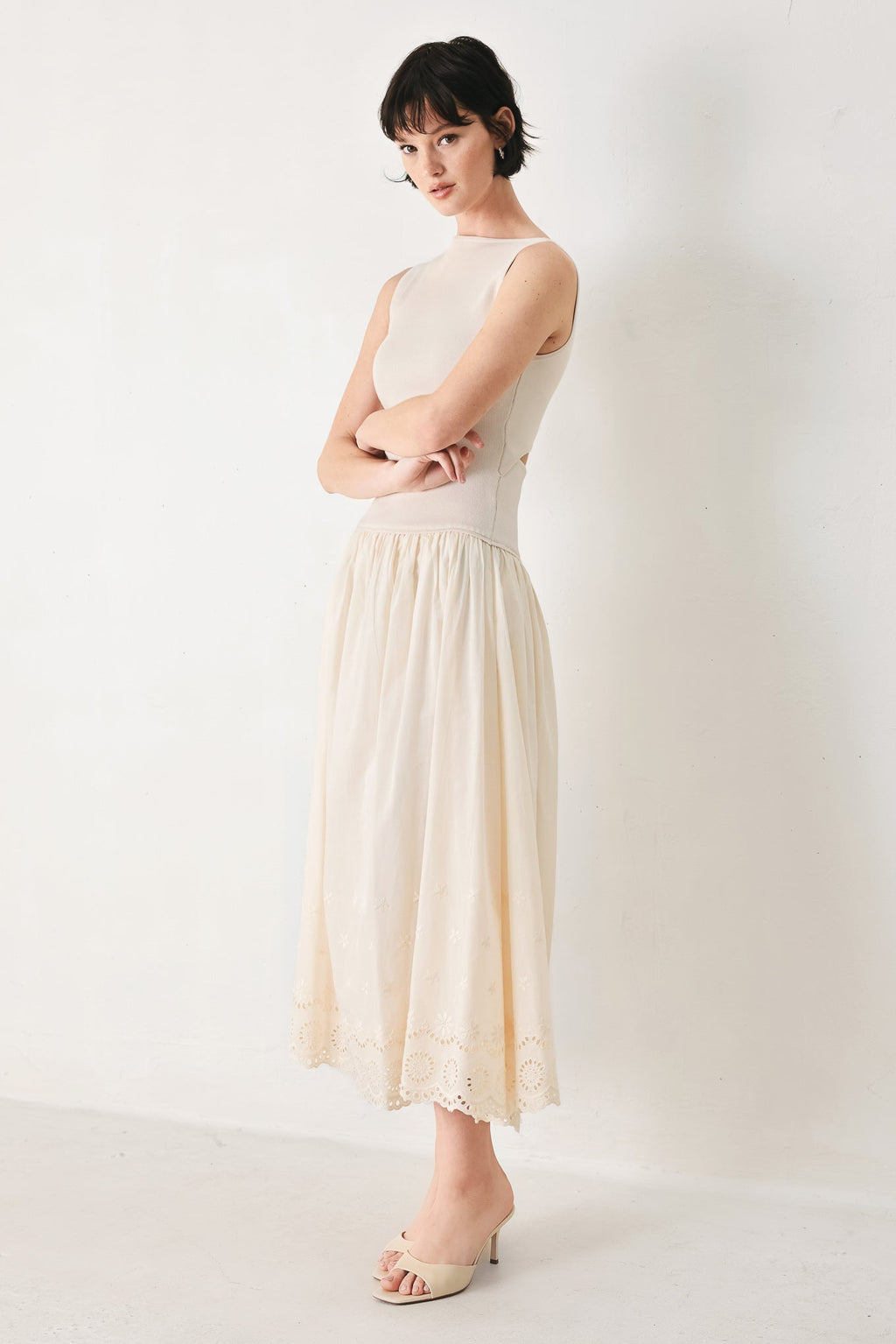 DAYDREAM THREAD MIDI DRESS
