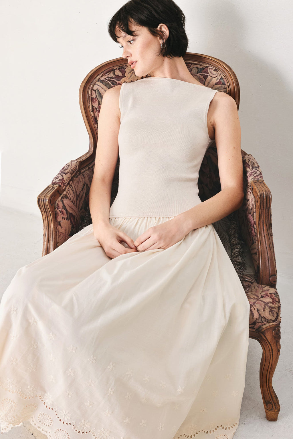 DAYDREAM THREAD MIDI DRESS