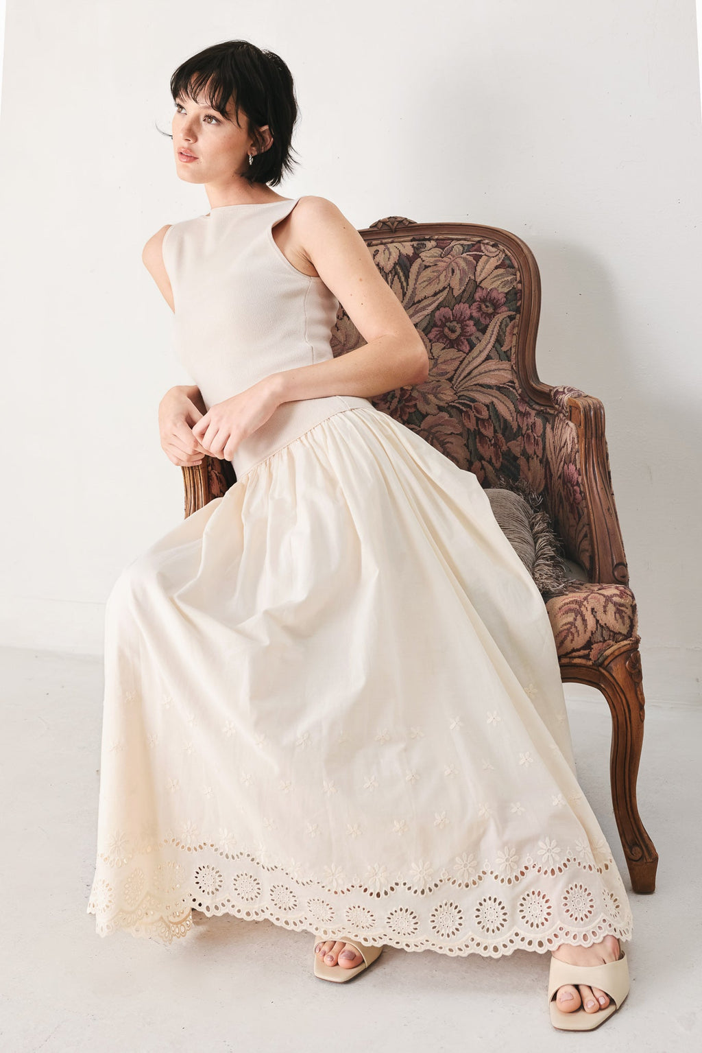 DAYDREAM THREAD MIDI DRESS