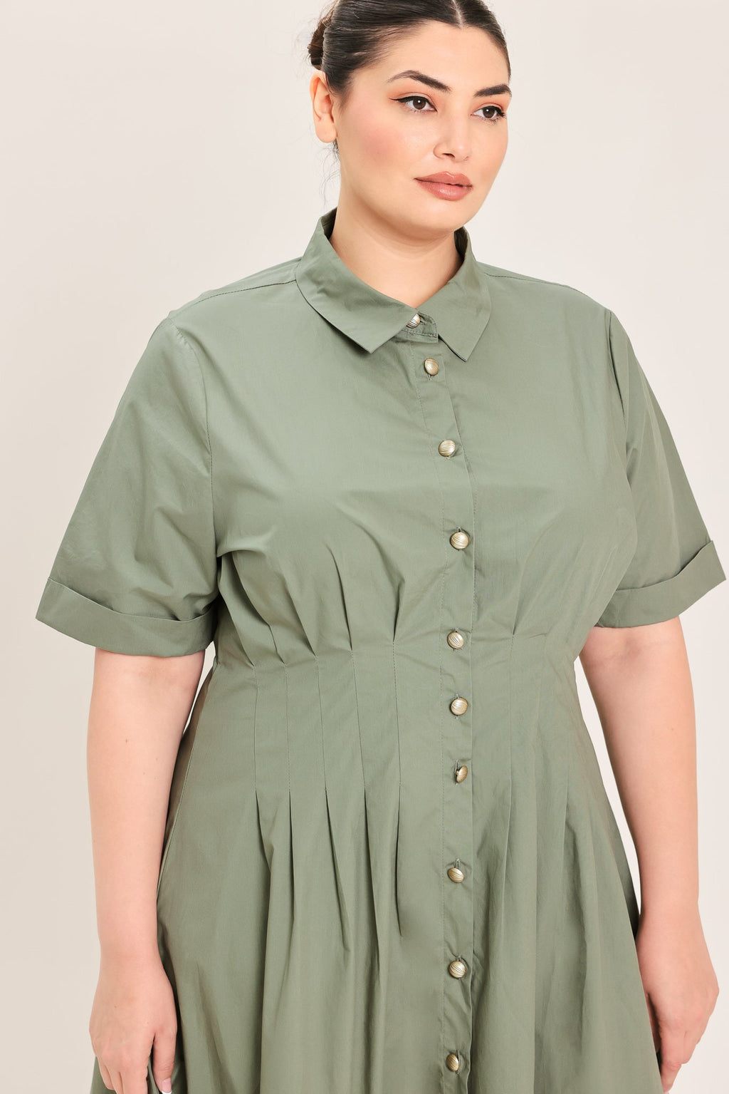 COUNTRYSIDE CHARM WOVEN MIDI DRESS
