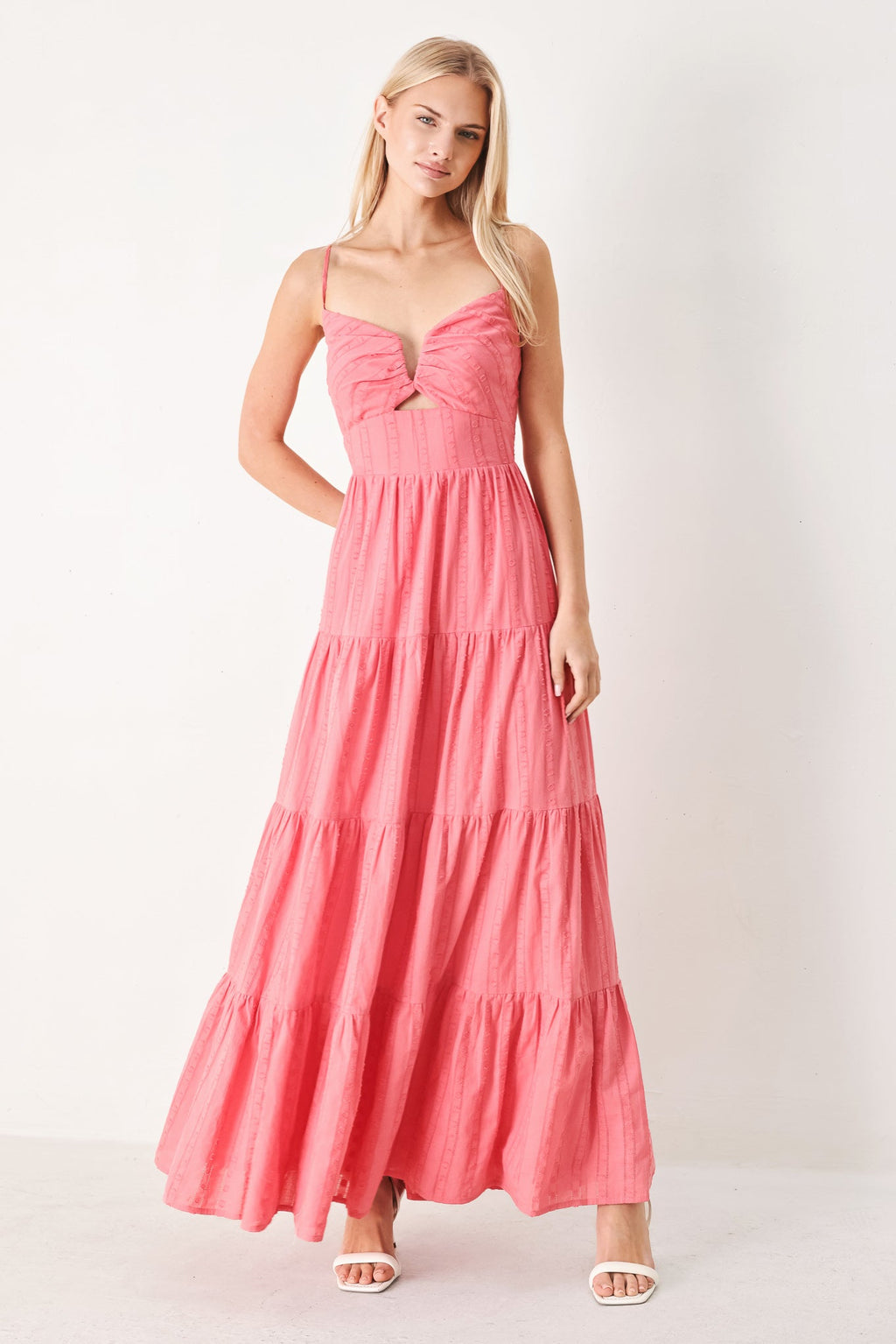 SWEET ESCAPE WOVEN MAXI DRESS