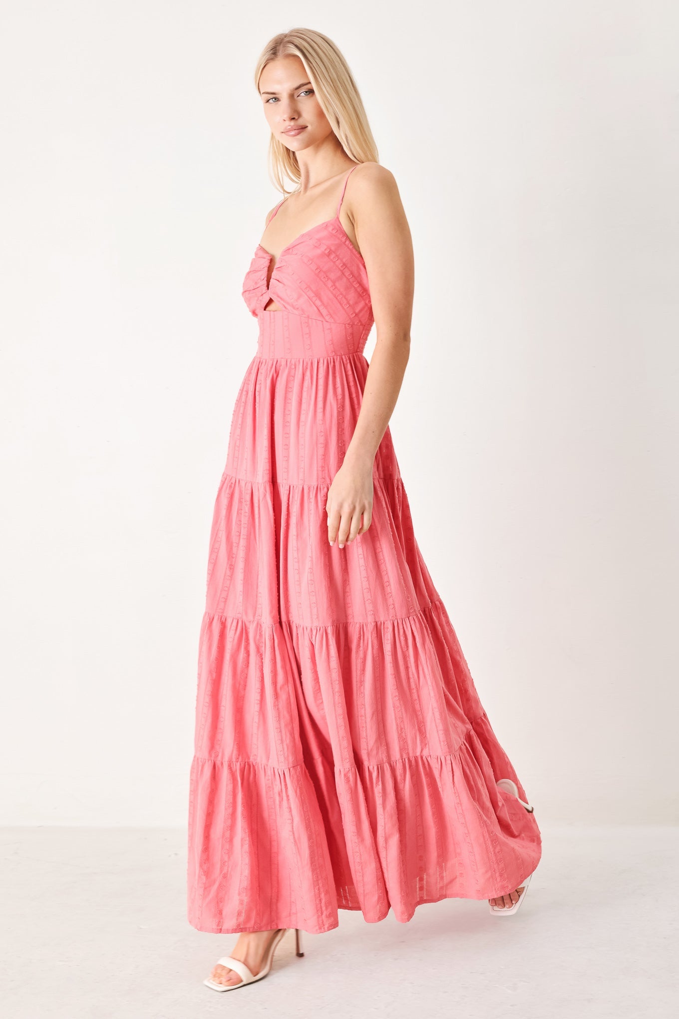 SWEET ESCAPE WOVEN MAXI DRESS