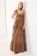 CALM BEAUTY WOVEN MAXI DRESS