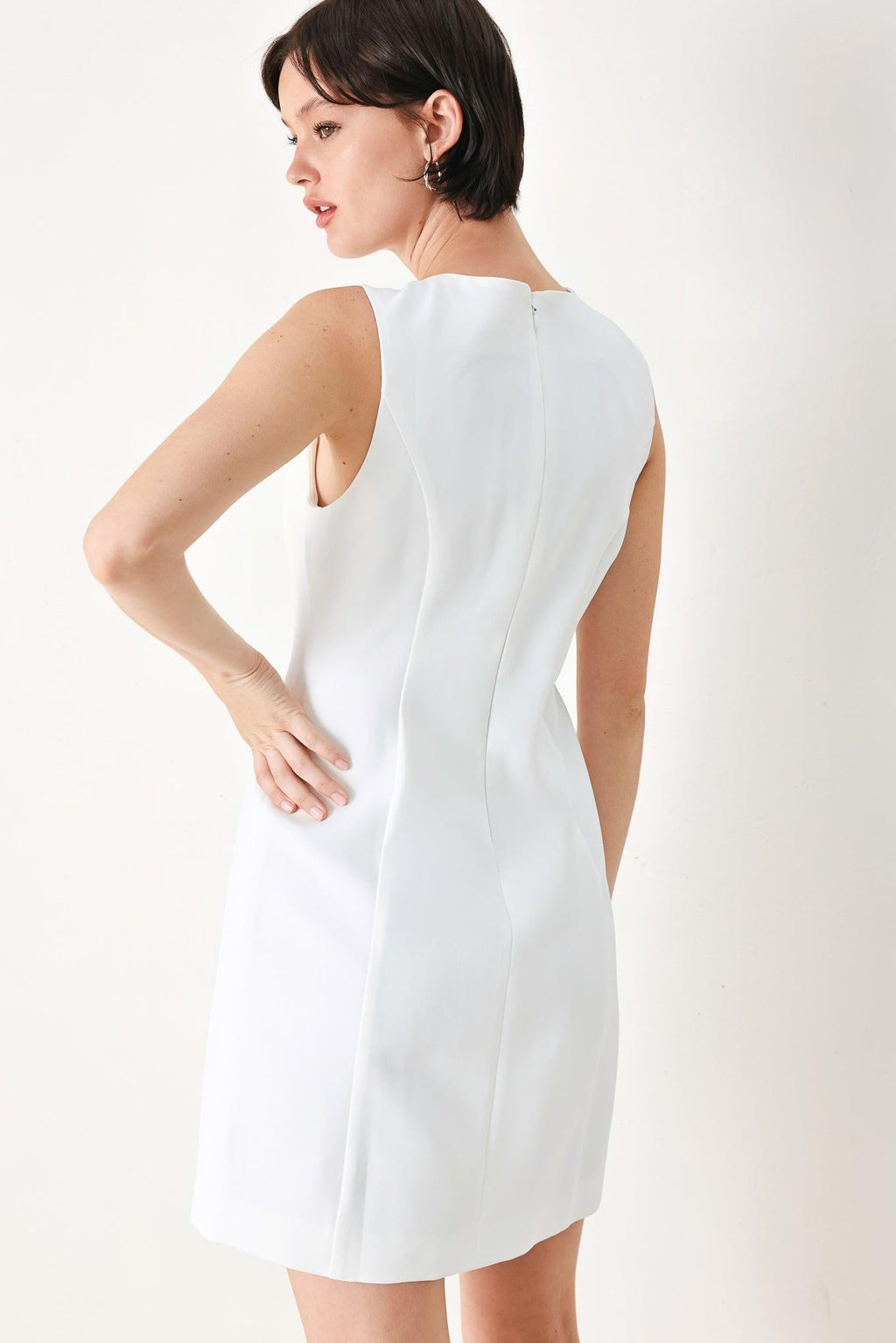 PURE GLAM WOVEN MINI DRESS