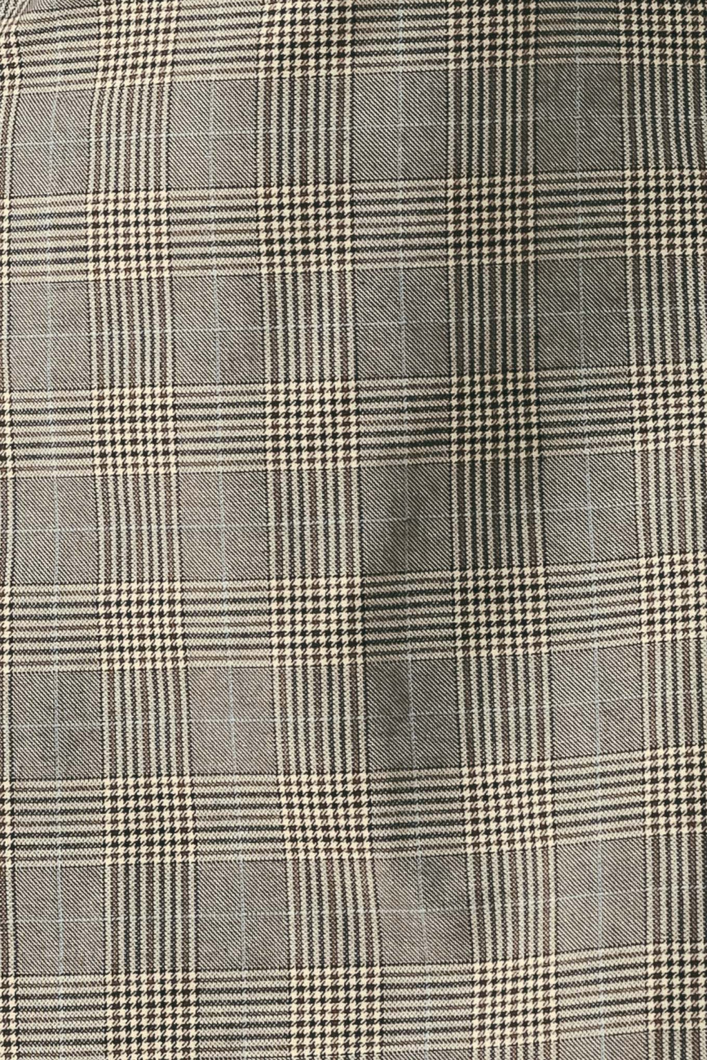 ACADEMY CHIC WOVEN PLAID MINI DRESS
