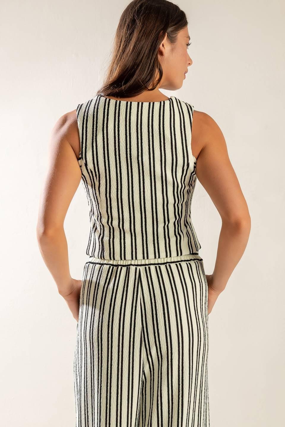 IN THE QUIET SHADE WOVEN VEST