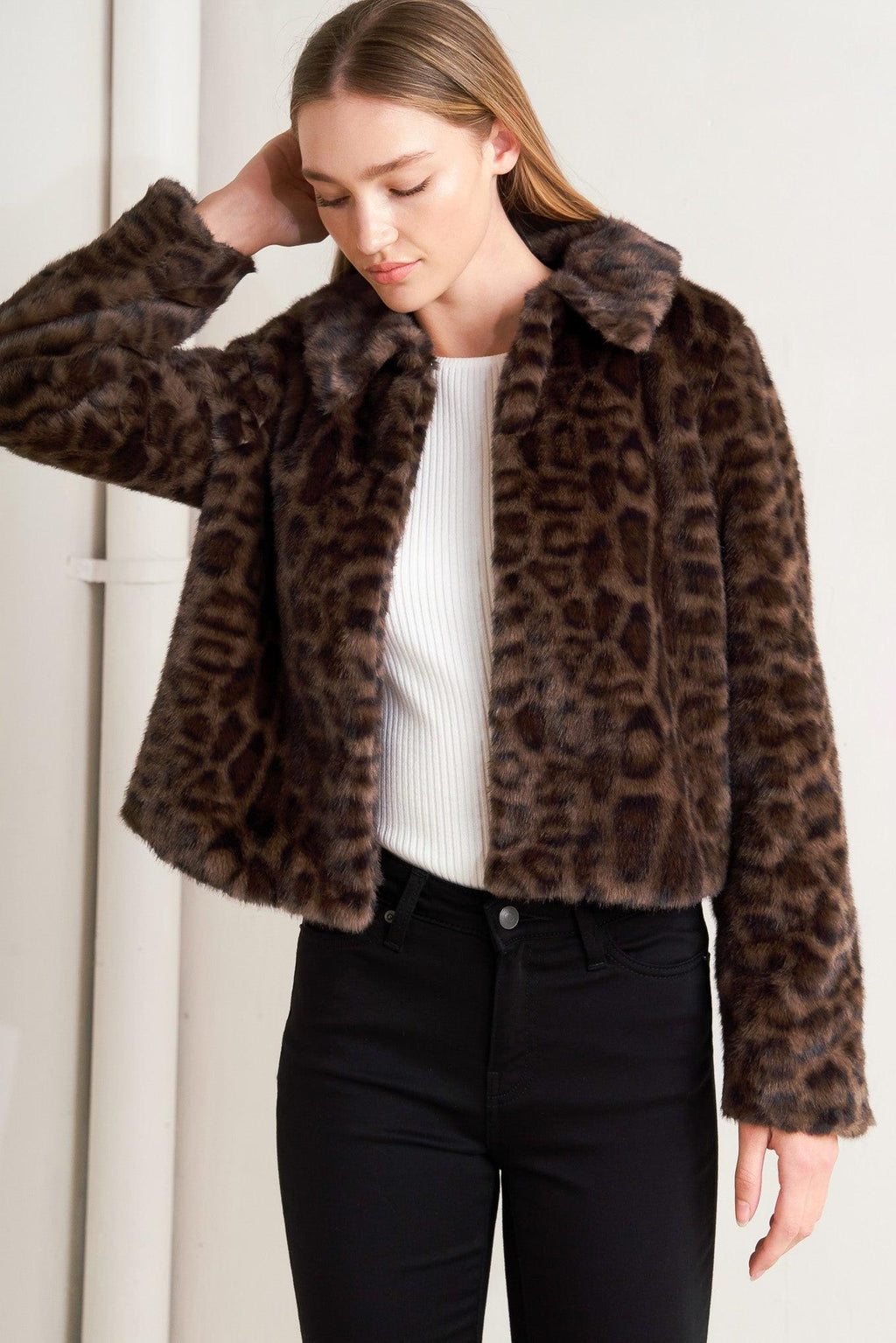WILD FAME FAUX LEATHER JACKET