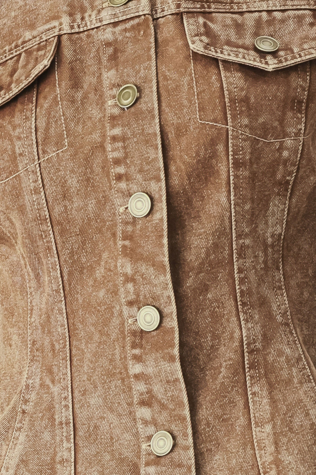 VINTAGE BROWN DENIM JACKET