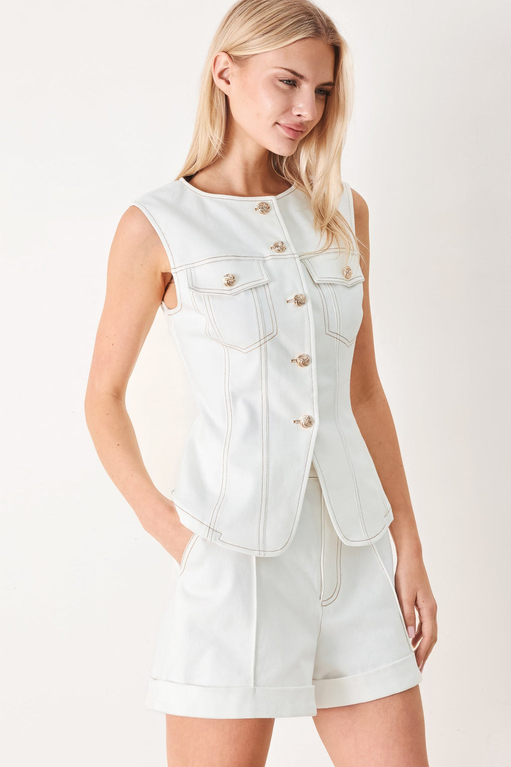 BETTER TOGETHER WOVEN VEST
