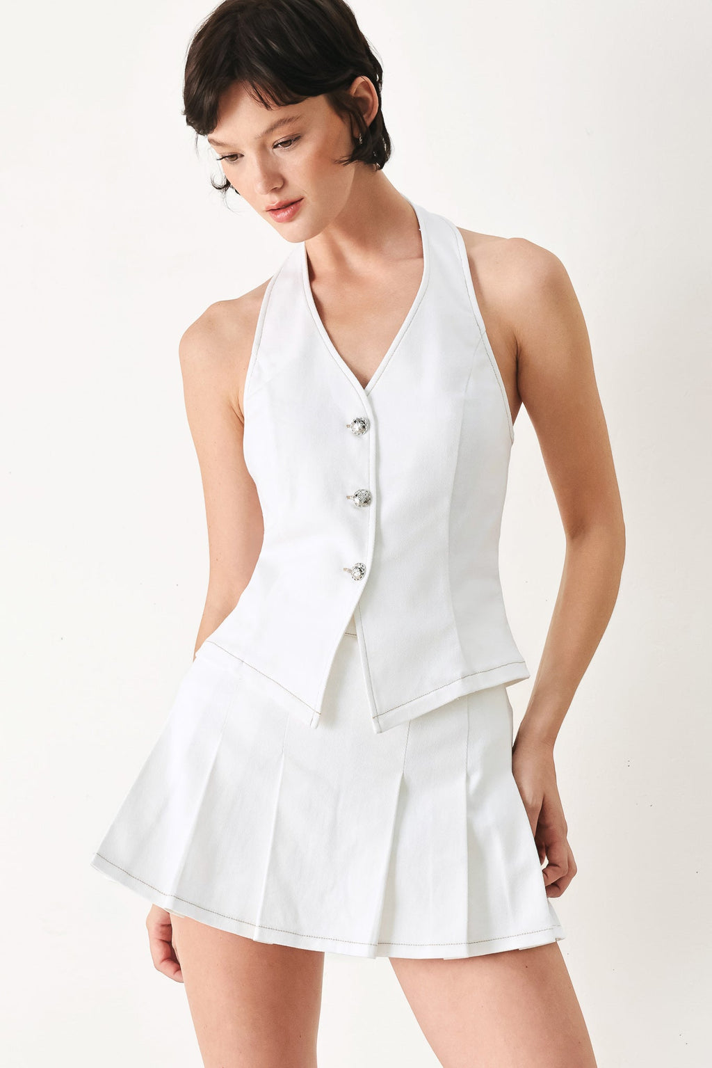 CHAMPAGNE CLUB WOVEN VEST