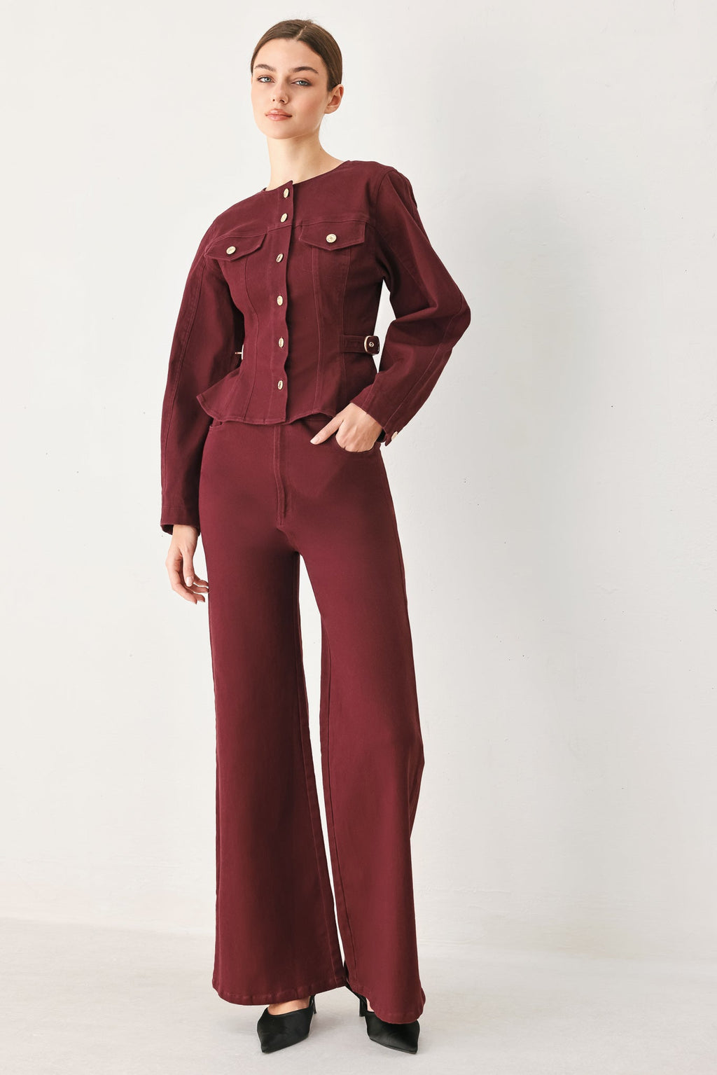 MERLOT RIDGE WOVEN JACKET