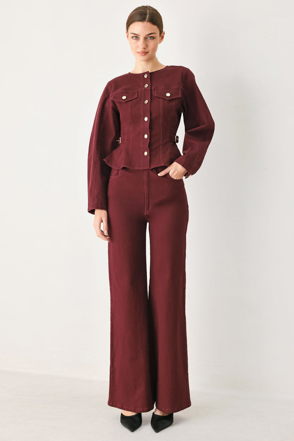 MERLOT RIDGE WOVEN JACKET