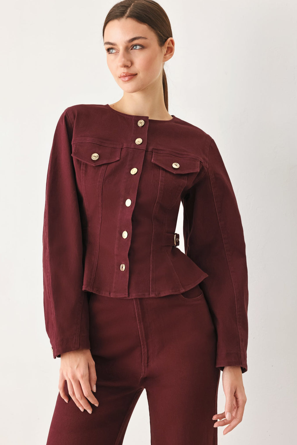 MERLOT RIDGE WOVEN JACKET