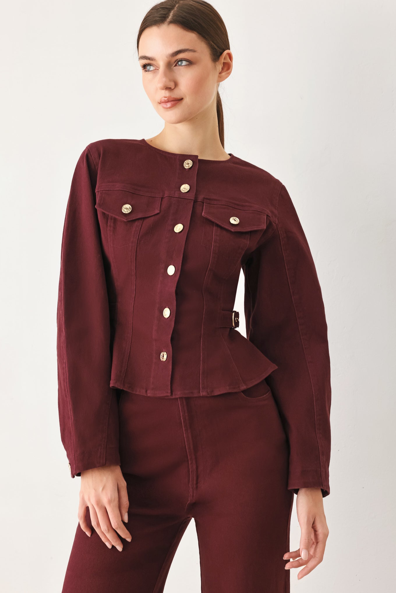 MERLOT RIDGE WOVEN JACKET