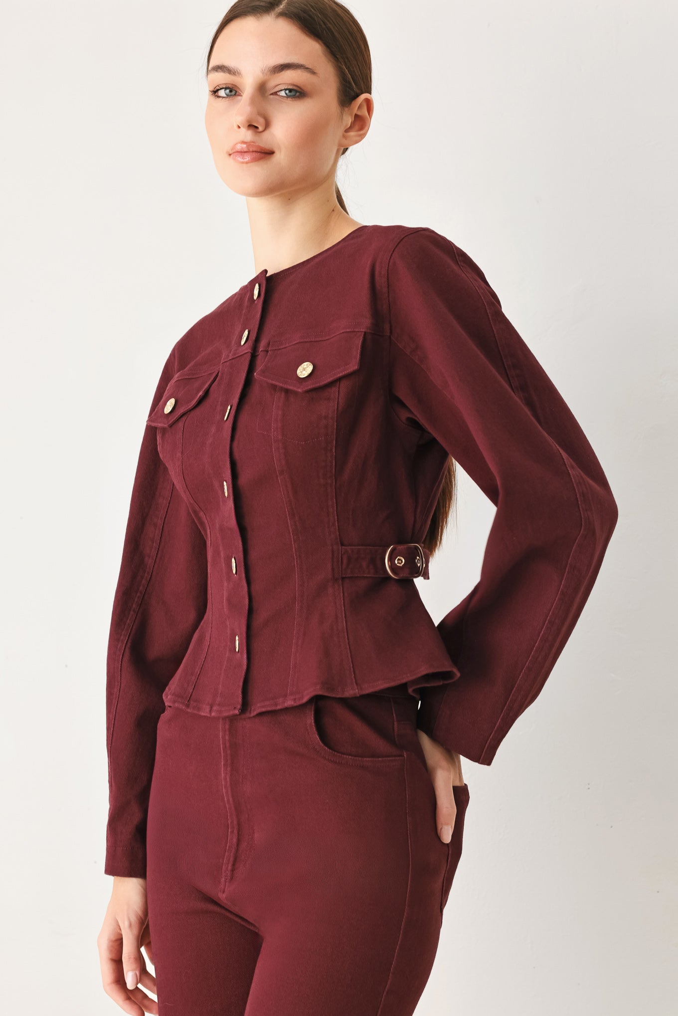 MERLOT RIDGE WOVEN JACKET