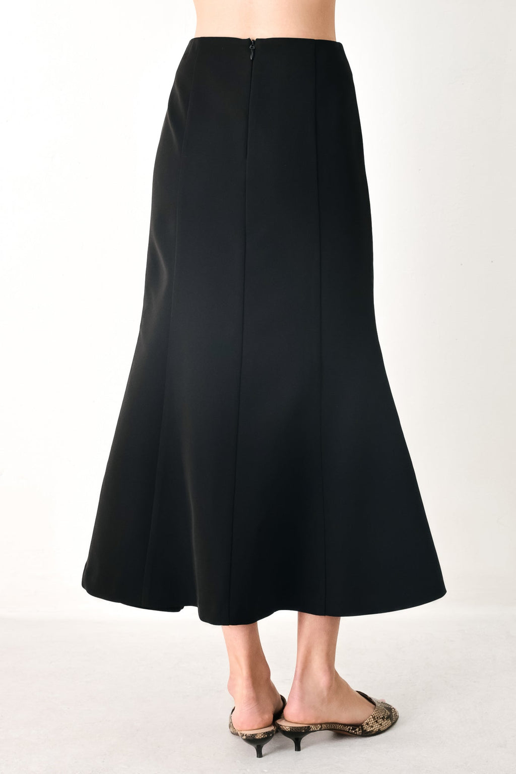 EVERYDAY PERFECTION WOVEN MIDI SKIRT