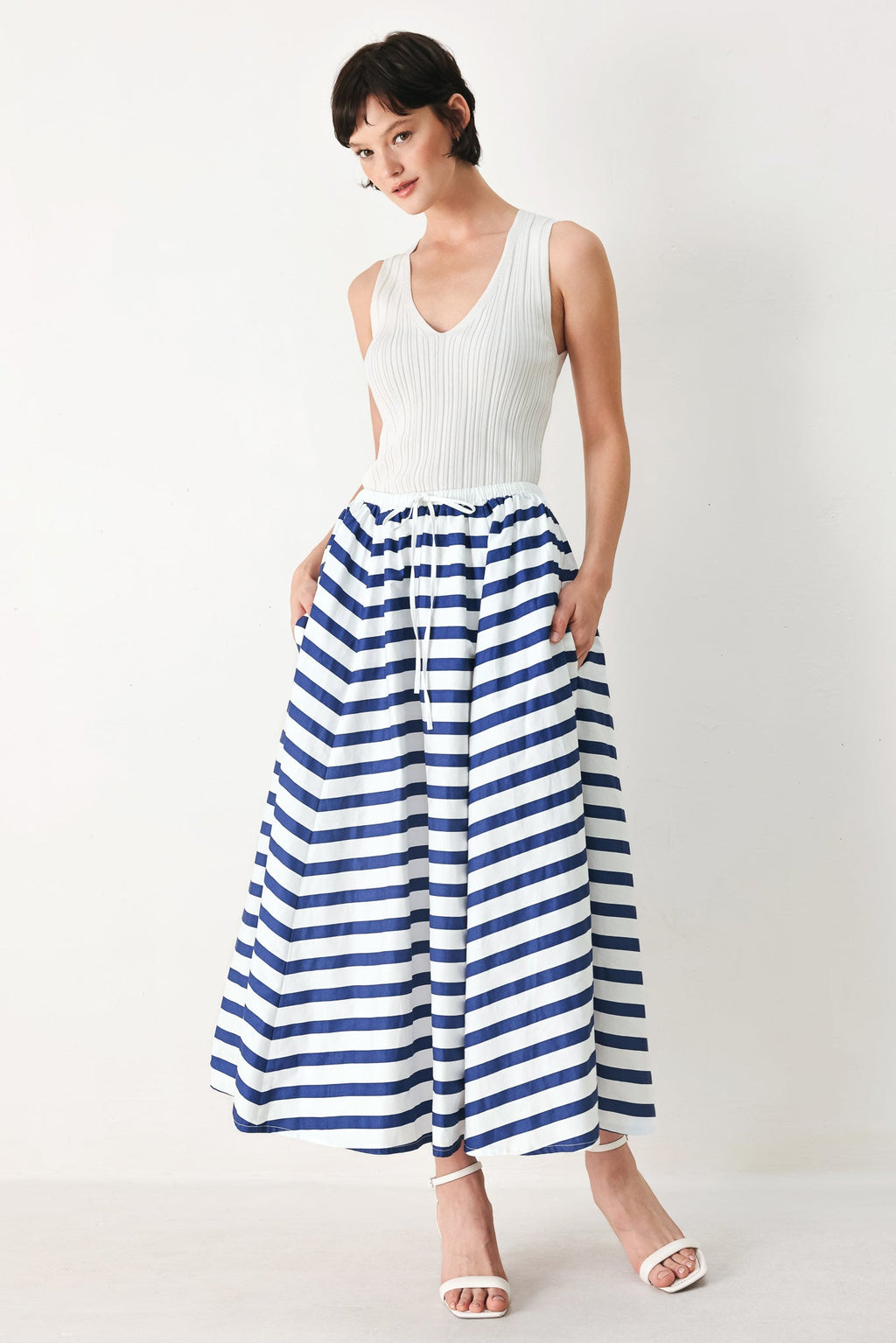NAUTICAL NIGHTS WOVEN FULL SKIRT