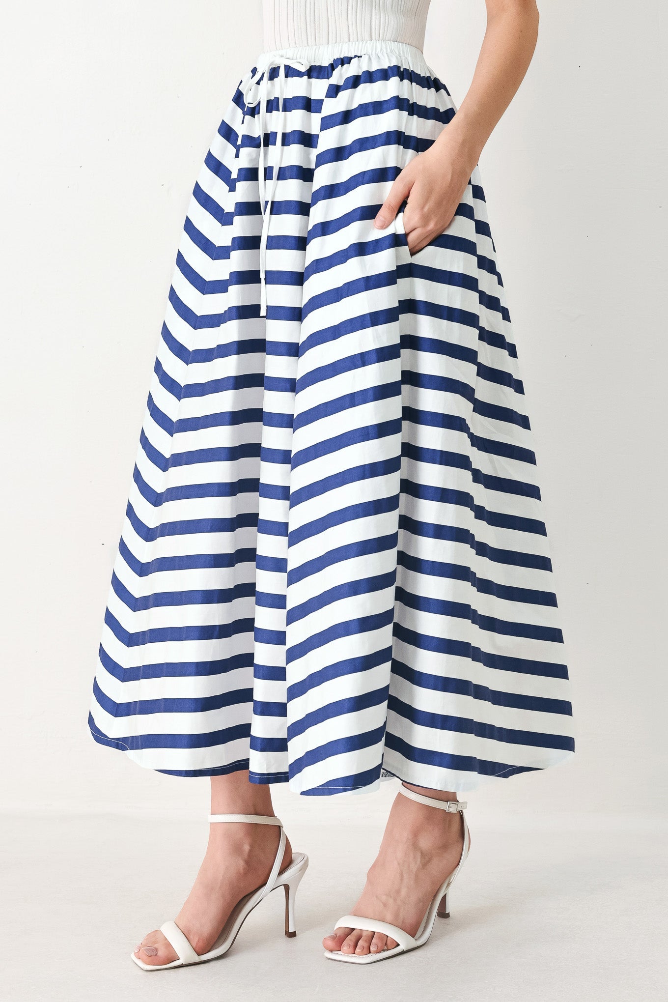 NAUTICAL NIGHTS WOVEN FULL SKIRT