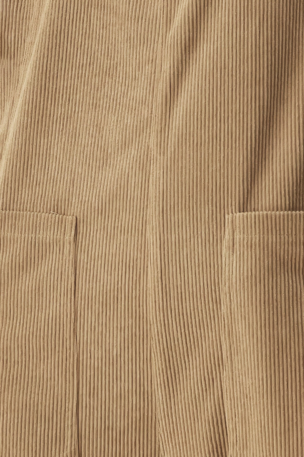 CARAMEL SLOUCHY CORDUROY JUMPSUIT