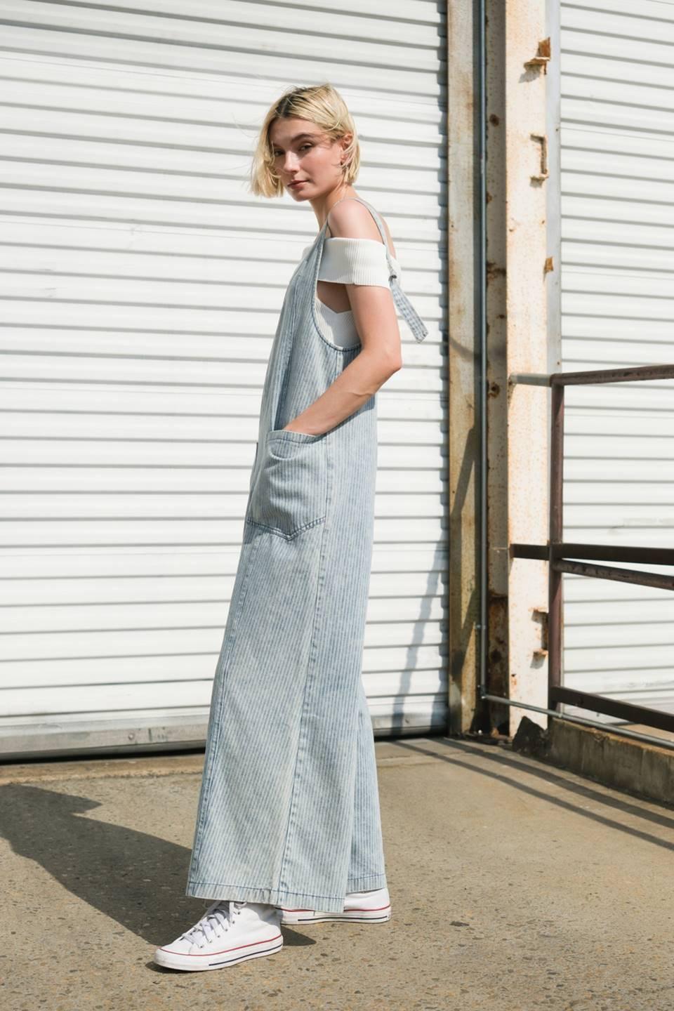 JOURNEY OF LOVE DENIM JUMPSUIT