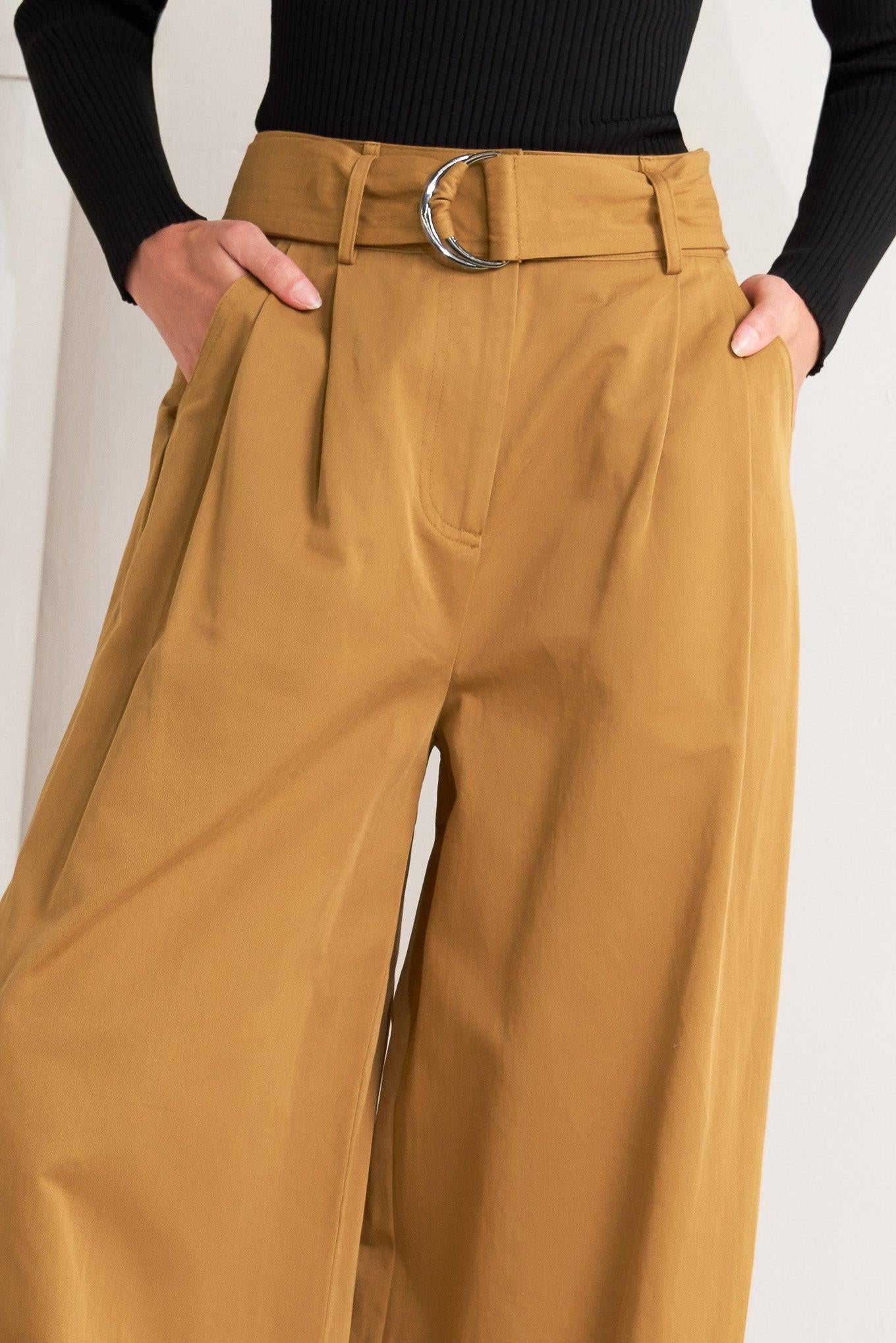 ELEGANCE UNVEILED WOVEN PANTS