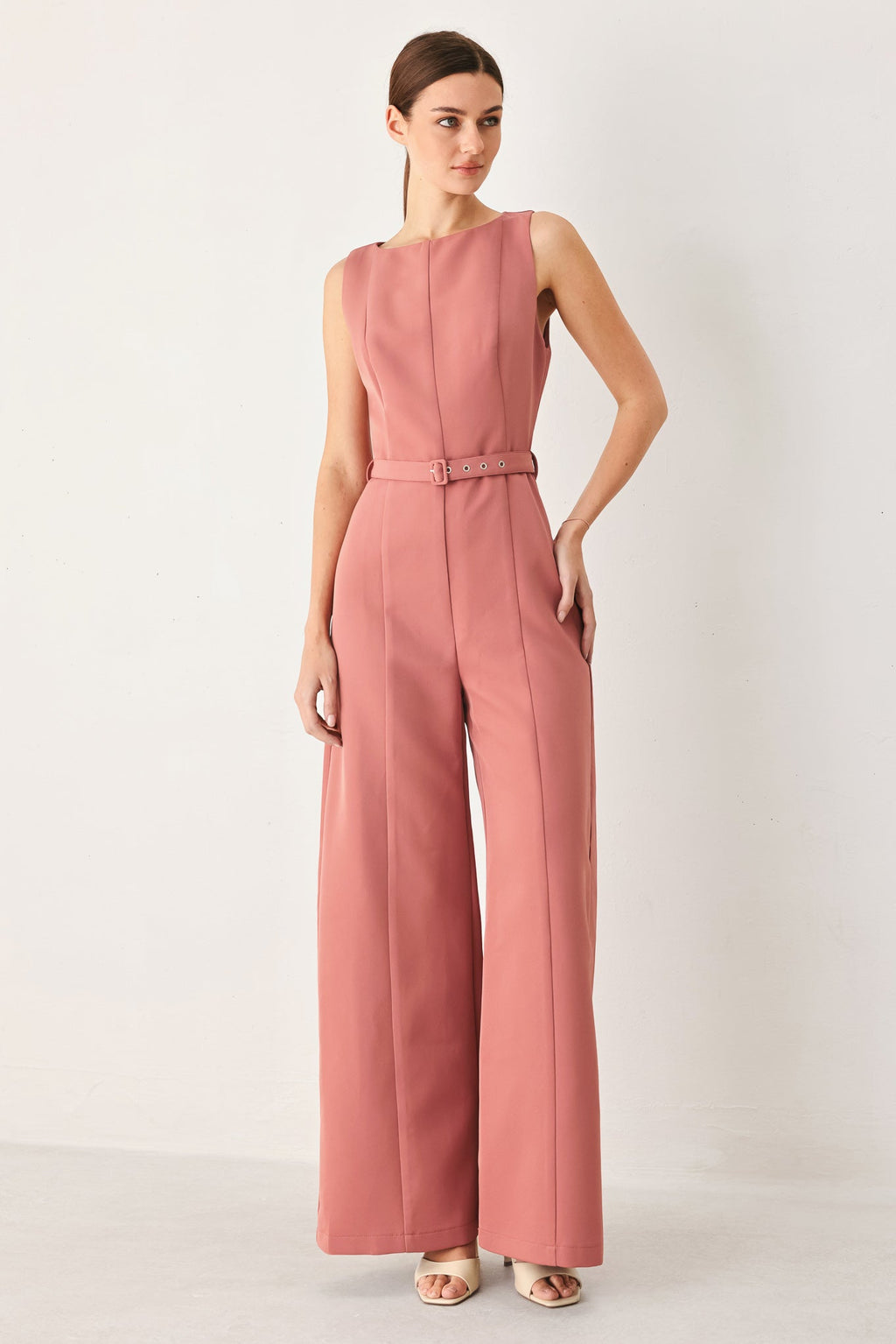 PRETTY MOMENT WOVEN JUMPSUIT