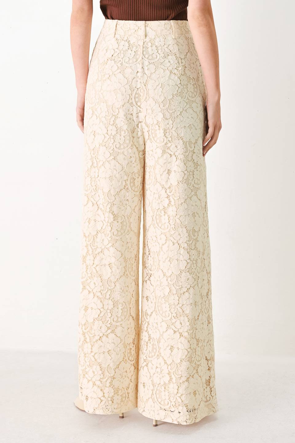DELICATE BEAUTY WOVEN LACE PANTS
