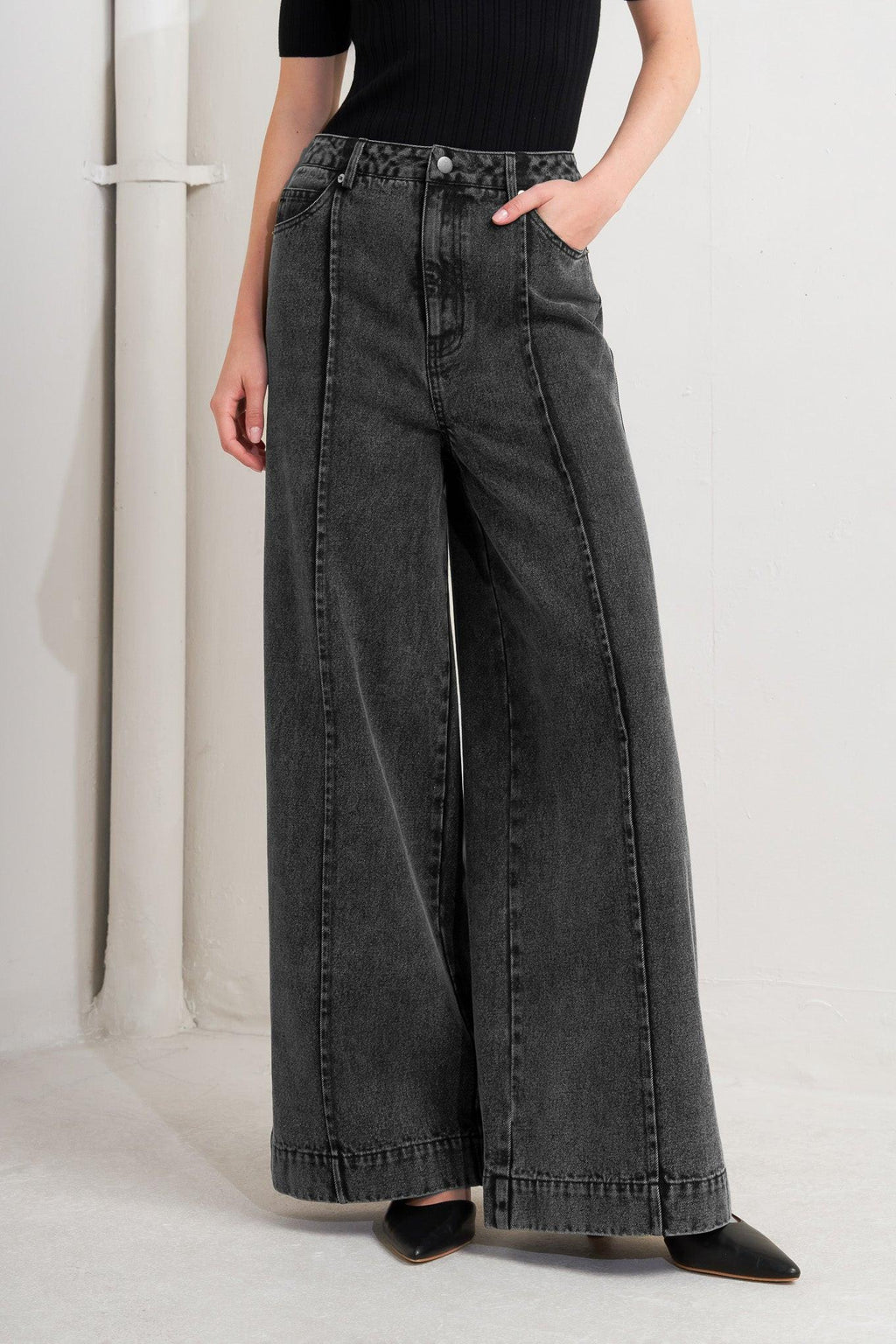 GRAPHITE MUSE DENIM PANTS