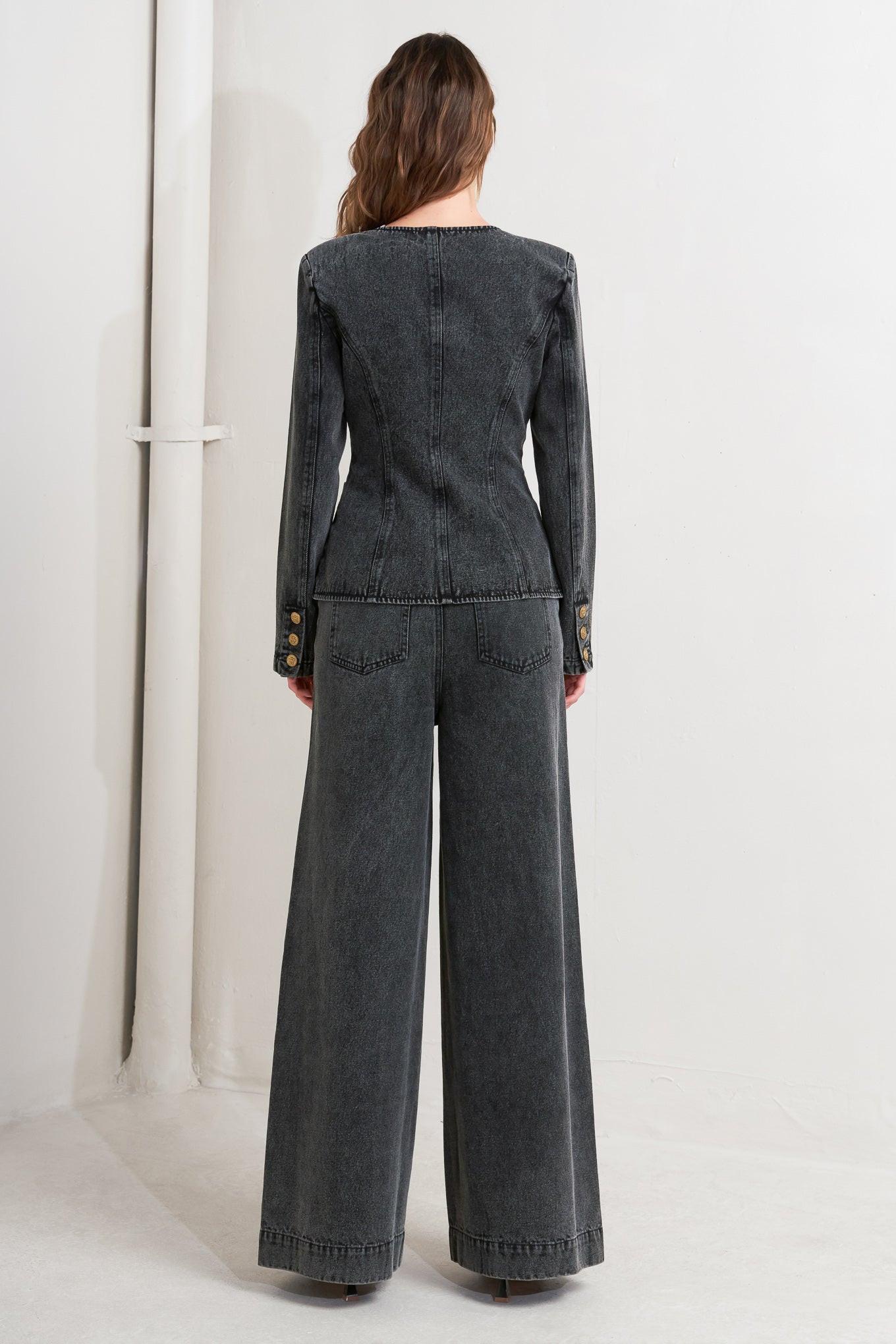 GRAPHITE MUSE DENIM PANTS