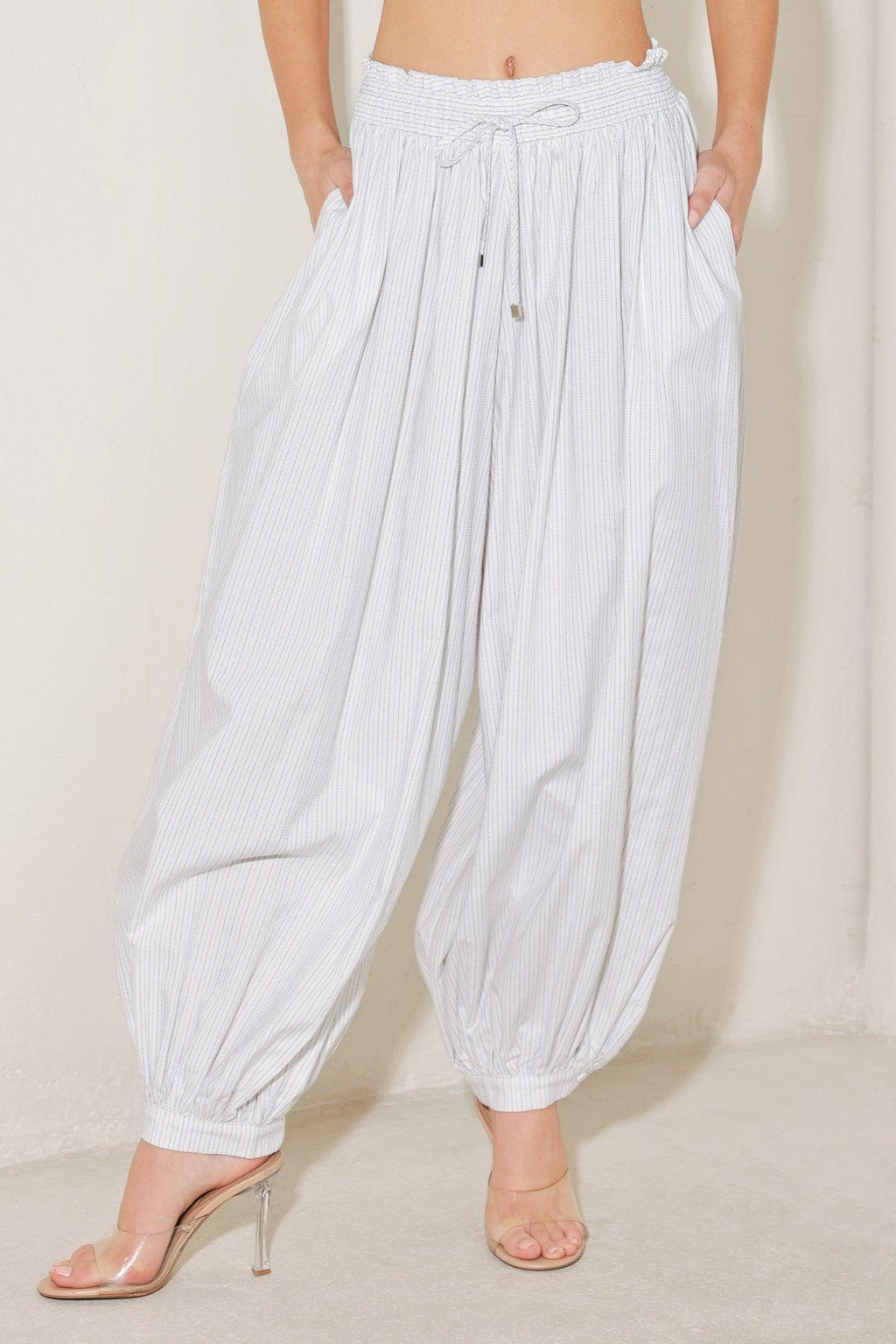 OCEAN BREEZE WOVEN BALLON PANTS