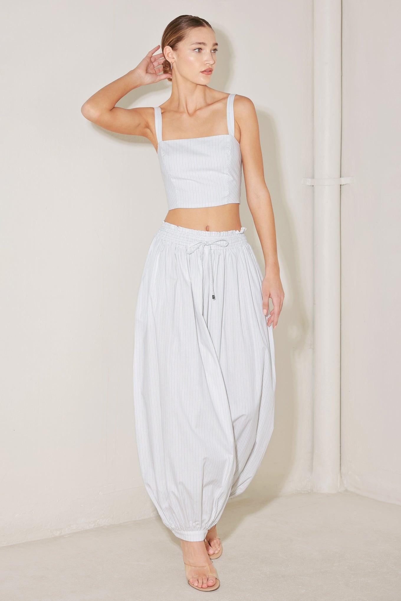 OCEAN BREEZE WOVEN BALLON PANTS