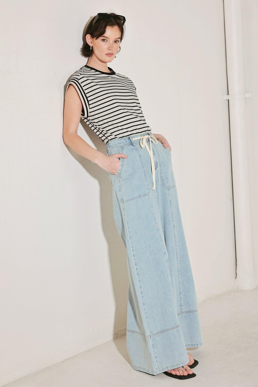 WEEKEND SOUNDTRACK DENIM PANTS