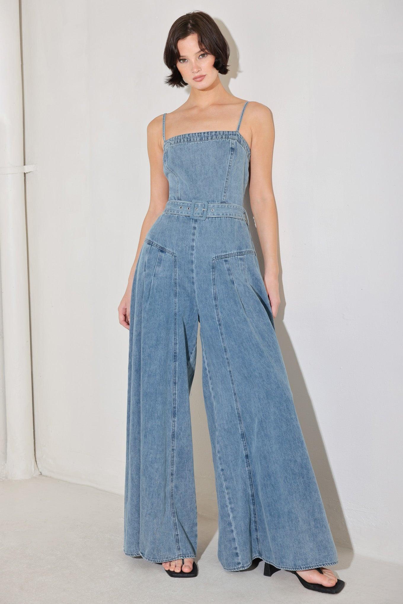 COASTAL CONFIDENCE DENIM JUMPSUIT