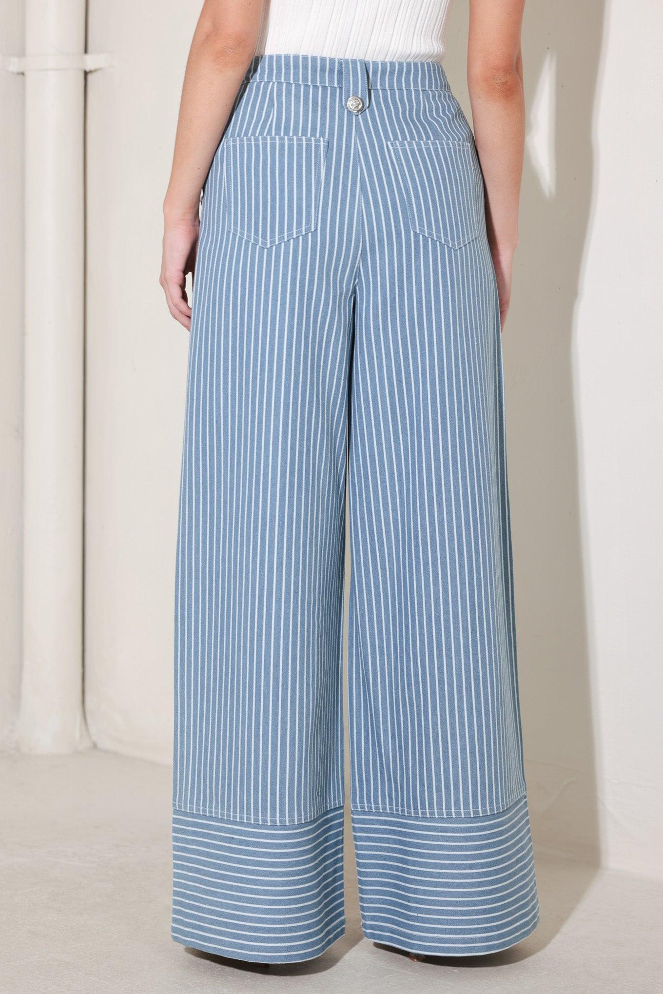 PINSTRIPE PRESTIGE WOVEN PANTS