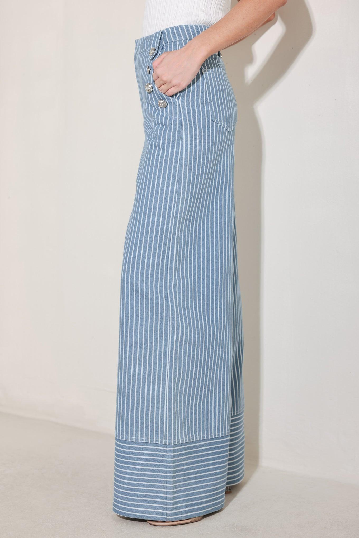 PINSTRIPE PRESTIGE WOVEN PANTS