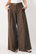 BROWN SUGAR STATEMENT WOVEN PANTS